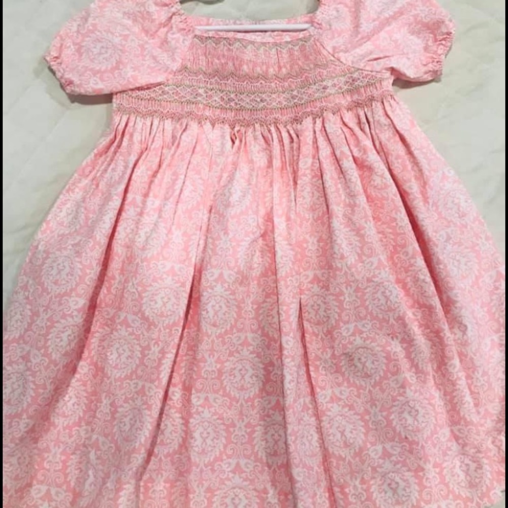 Darling shrimp and grits smocked dress